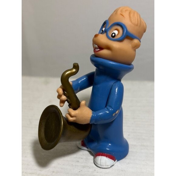 Alvin & The Chipmunks Musical Figures PVC 1991 Rock Stars Simon Theodore Vintage - Picture 7 of 14